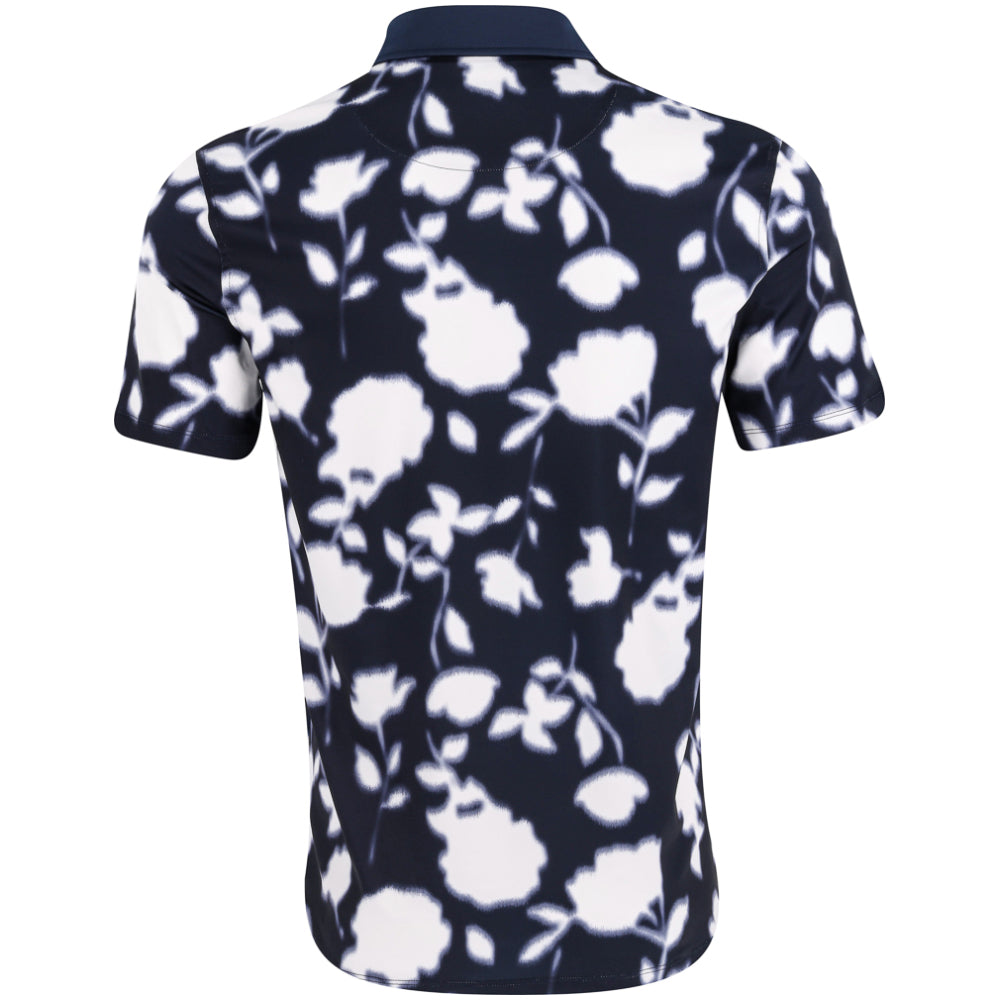Blur Floral Tech Jersey Polo