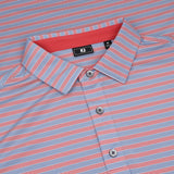 Pinstripe Cluster Stripe Lisle Polo