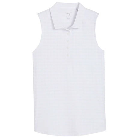 Women's Houndstooth Sleeveless Polo