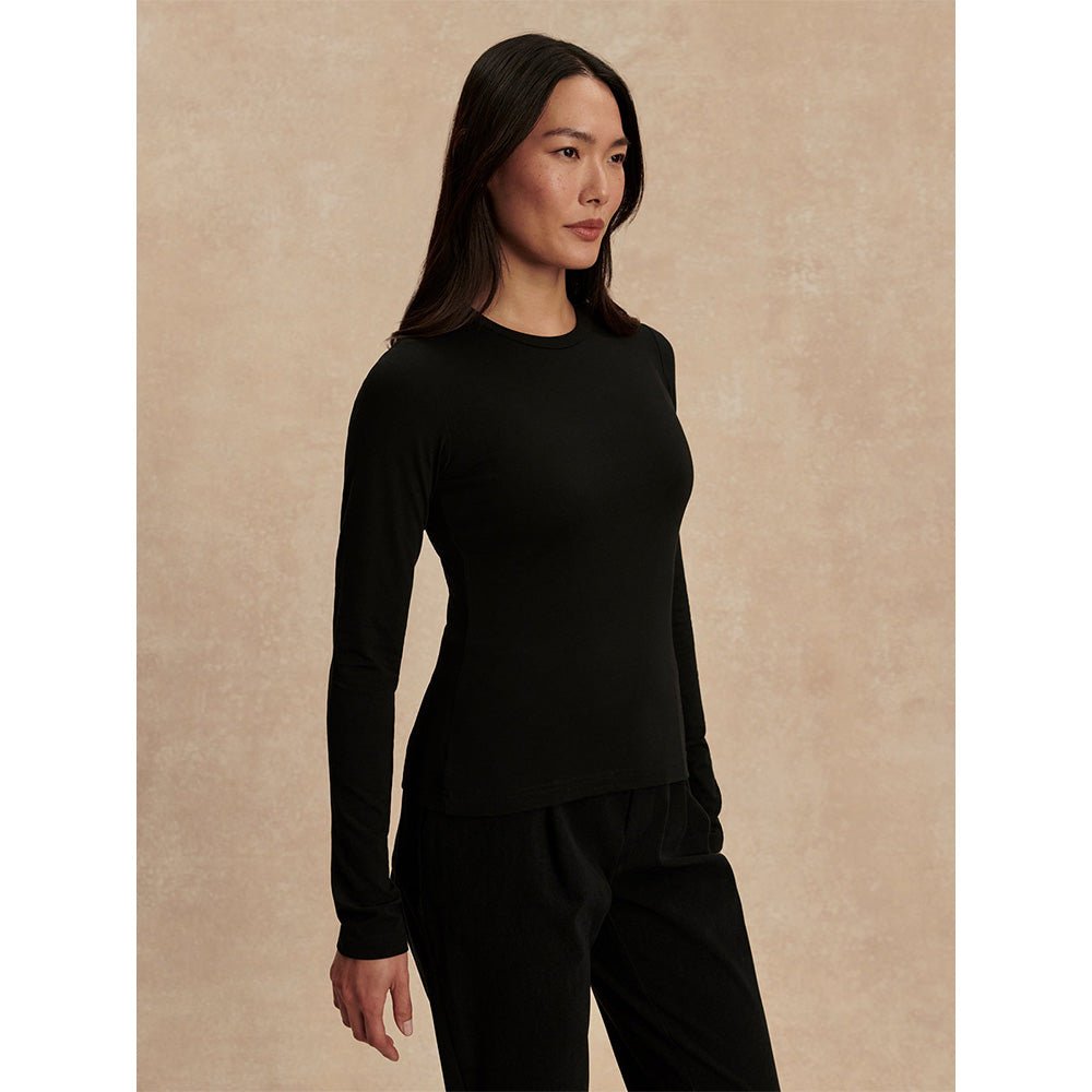 Women's Edna Fitted Long Sleeve T-Shirt - Fairway Styles