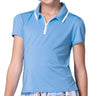 Girls' Pleated 1/4 Zip Polo