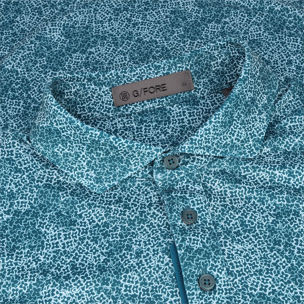 Hydrangea Tech Jersey Polo