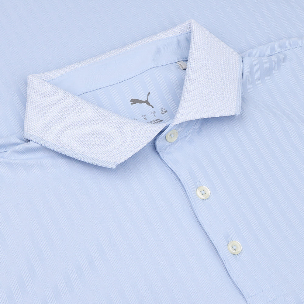 MATTR Stripe Jacquard Polo