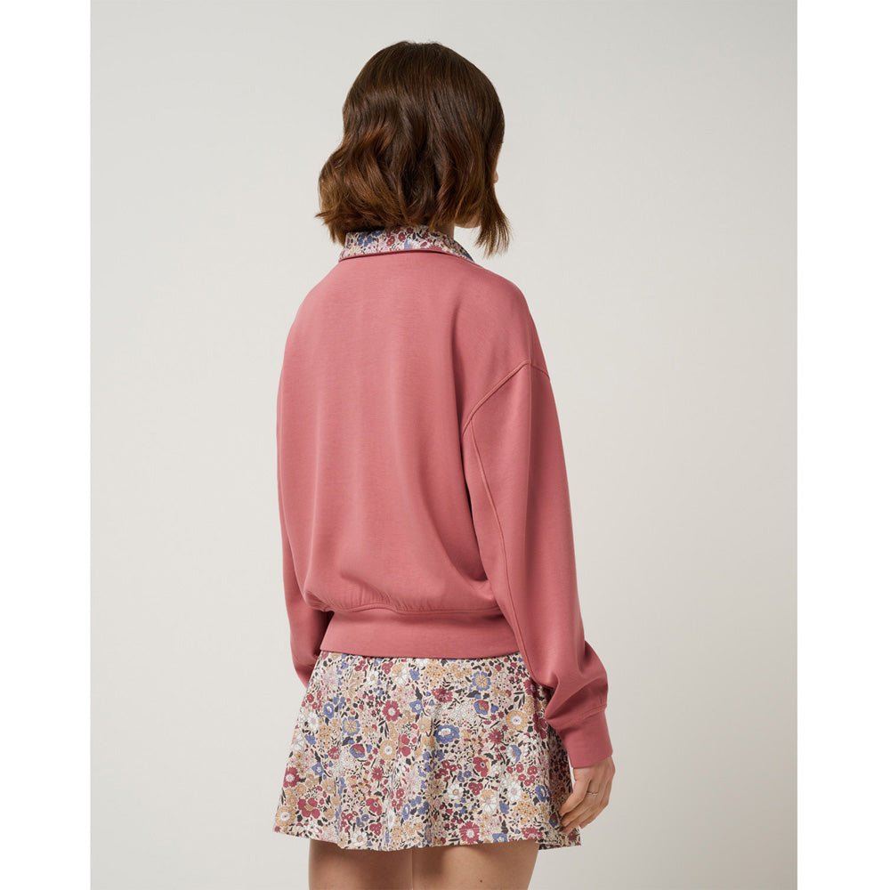 TravisMathew x Liberty London Women's Wharfedale Field Print 1/2 Zip Pullover