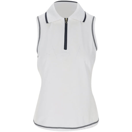 Women's Cammie Performance Sleeveless 1/4 Zip Polo - Fairway Styles
