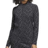 Women's Ultimate385 Print 1/4 Zip Mock Neck Pullover
