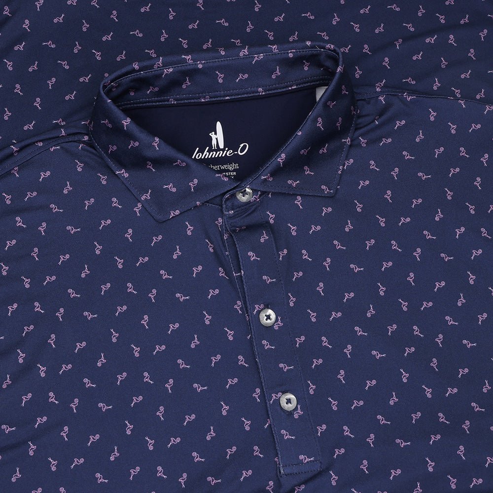 Performance Featherweight Polo - Neon 'Mingo Print
