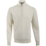 Quilted Double Knit 1/4 Zip Pullover