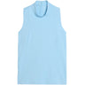 Women's Nylon Sport Sleeveless Mock Neck Top