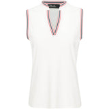Women's Tailored Fit Pique Sleeveless Shirt