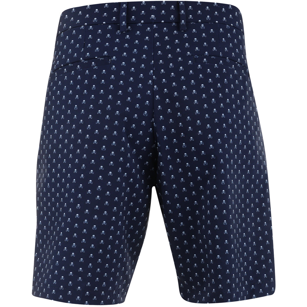 9-Inch Tailored Fit Stretch Print Shorts