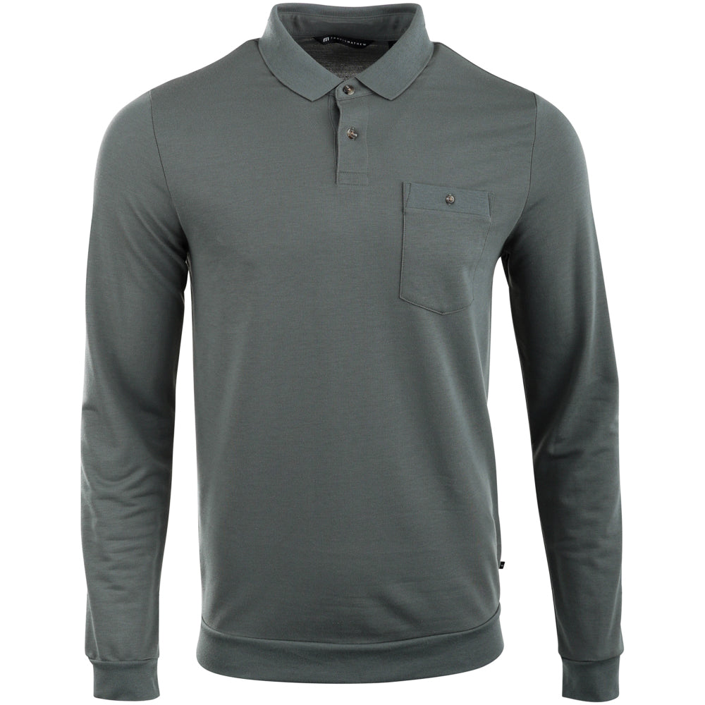 December First Long Sleeve Polo
