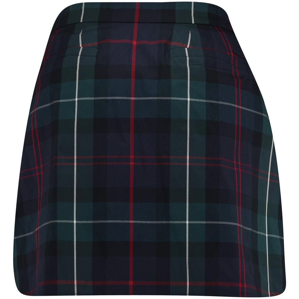 Women's Plaid Performance Long Skort