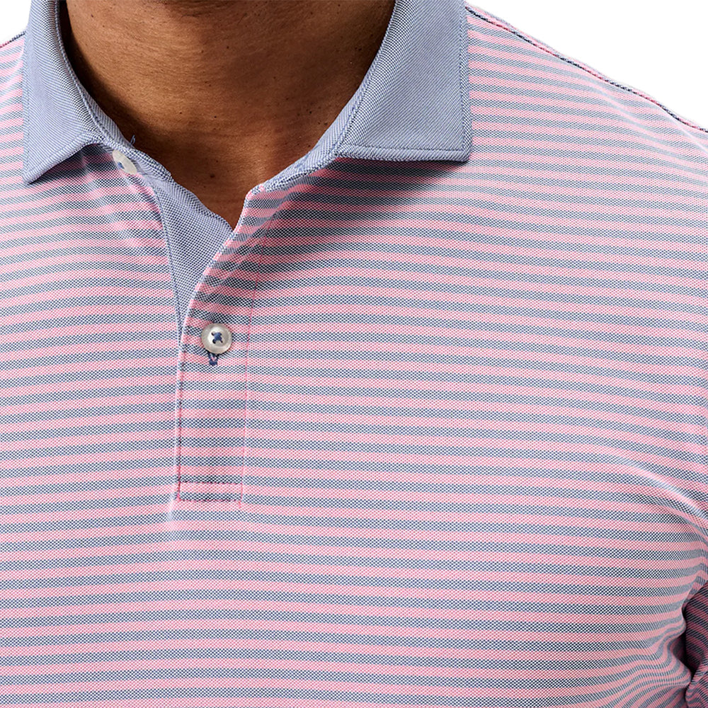 Cruz Performance Mesh Solid Collar Polo