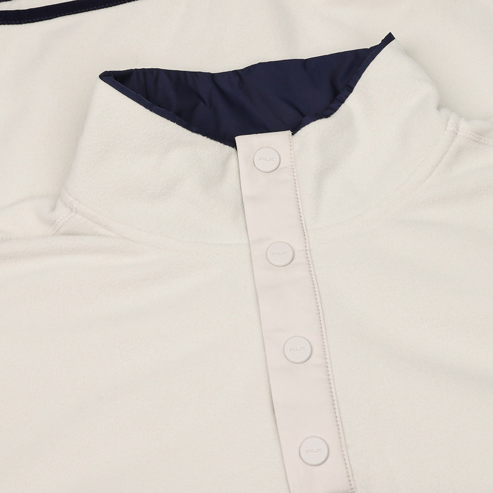 Fleece Mock Neck Pullover