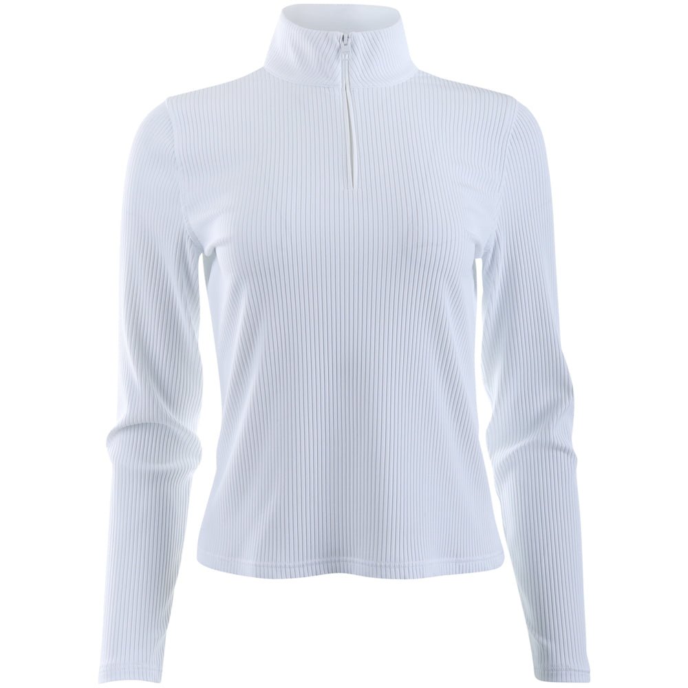 Women's Fitted Rib 1/4 Zip Pullover