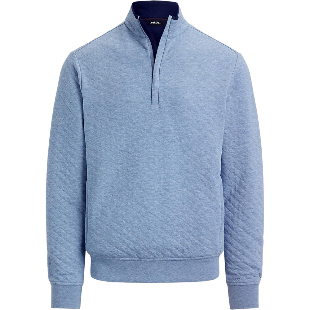 Quilted Double Knit 1/4 Zip Pullover