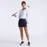 Women's All Play Tipped Long Sleeve 1/4 Zip Polo