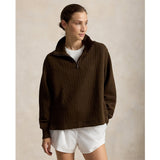 Women's Cable Quilted 1/4 Zip Pullover