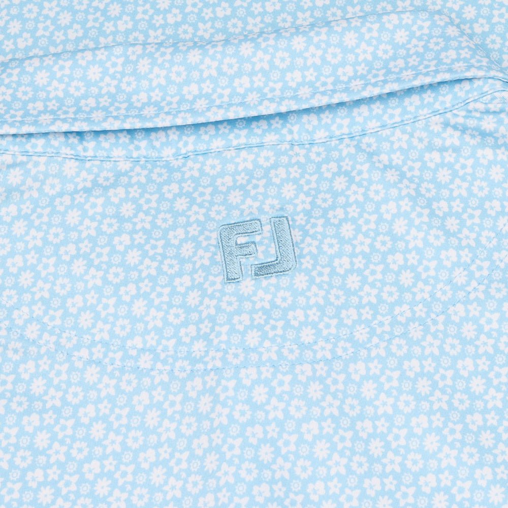 Floral Lisle Polo