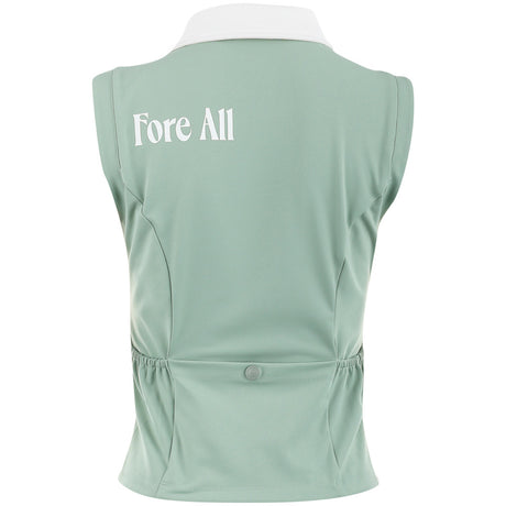 Women's Tackle Sleeveless 1/4 Zip Polo