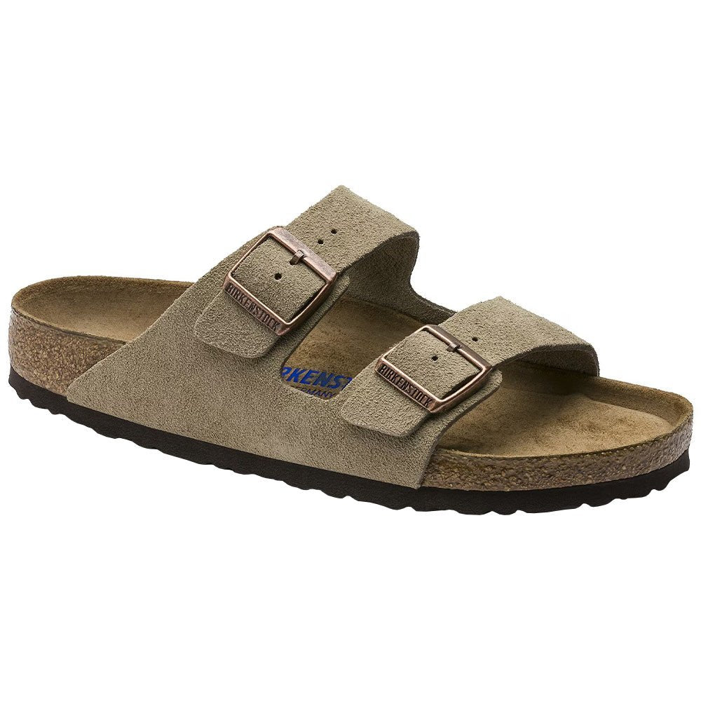 Arizona Soft Footbed Suede Leather Shoes - Fairway Styles