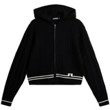 Women's Camilla Cable Knit Wool Full Zip Hoodie