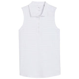 Women's Houndstooth Sleeveless Polo