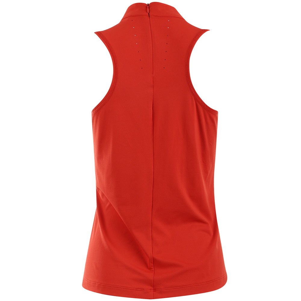 Women's Nylon Sport Sleeveless Mock Neck Top