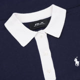Women's Cotton Blend Long Sleeve Polo