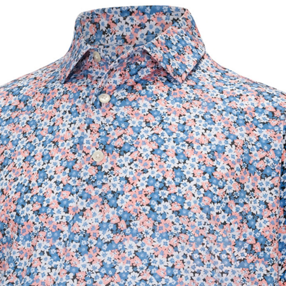 Multi Floral Lisle Polo
