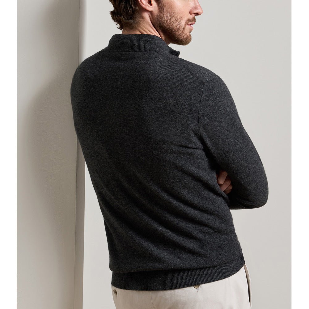 Crown Anniversary Cashmere 1/4 Zip Sweater