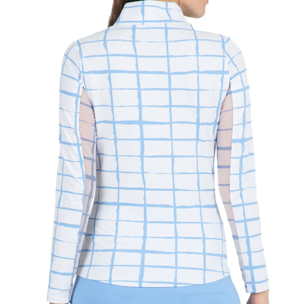 Women's Cordova Print Long Sleeve Mock Neck Top