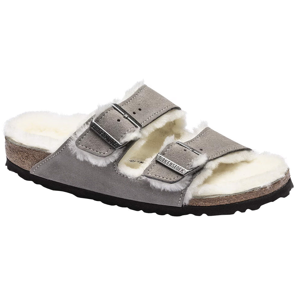 Arizona Shearling Sandals - Suede Leather