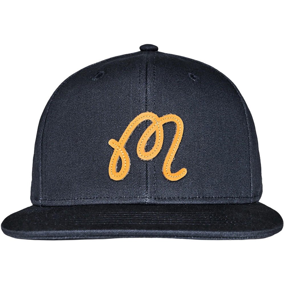 M Script Snapback Hat