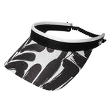 Women's Print Visor With Adjustable Coil