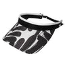 Women's Print Visor With Adjustable Coil