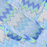 Women's Long Sleeve 1/4 Zip Mock Neck Top - Susan Print