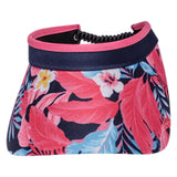 Women's Print Visor With Adjustable Coil