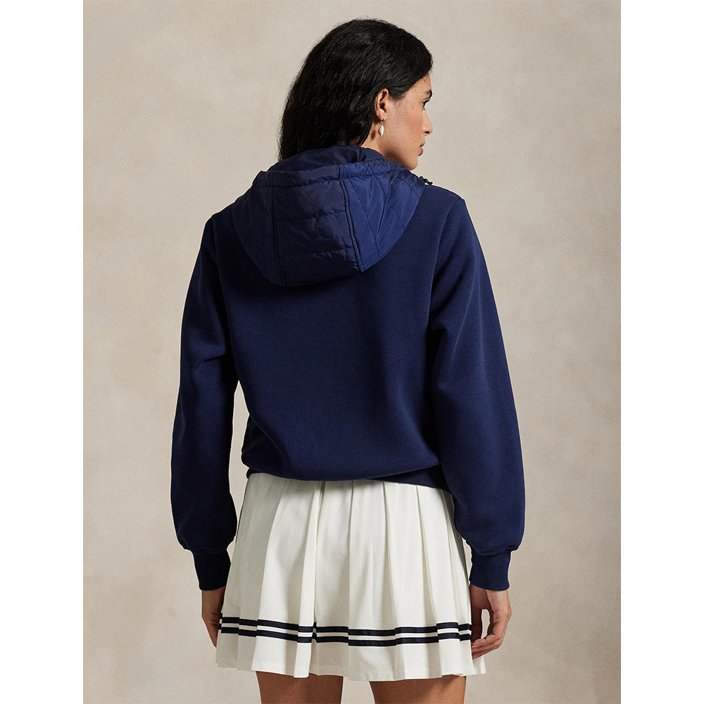 Women's Hybrid Fleece-Quilted Sweatshirt