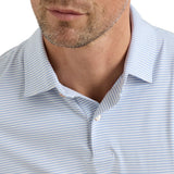Featherweight Stripe Long Sleeve Polo
