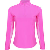 Women's Long Sleeve Mock Neck Top - Solid