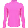 Women's Long Sleeve Mock Neck Top - Solid