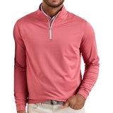 Perth Melange Performance 1/4 Zip Pullover