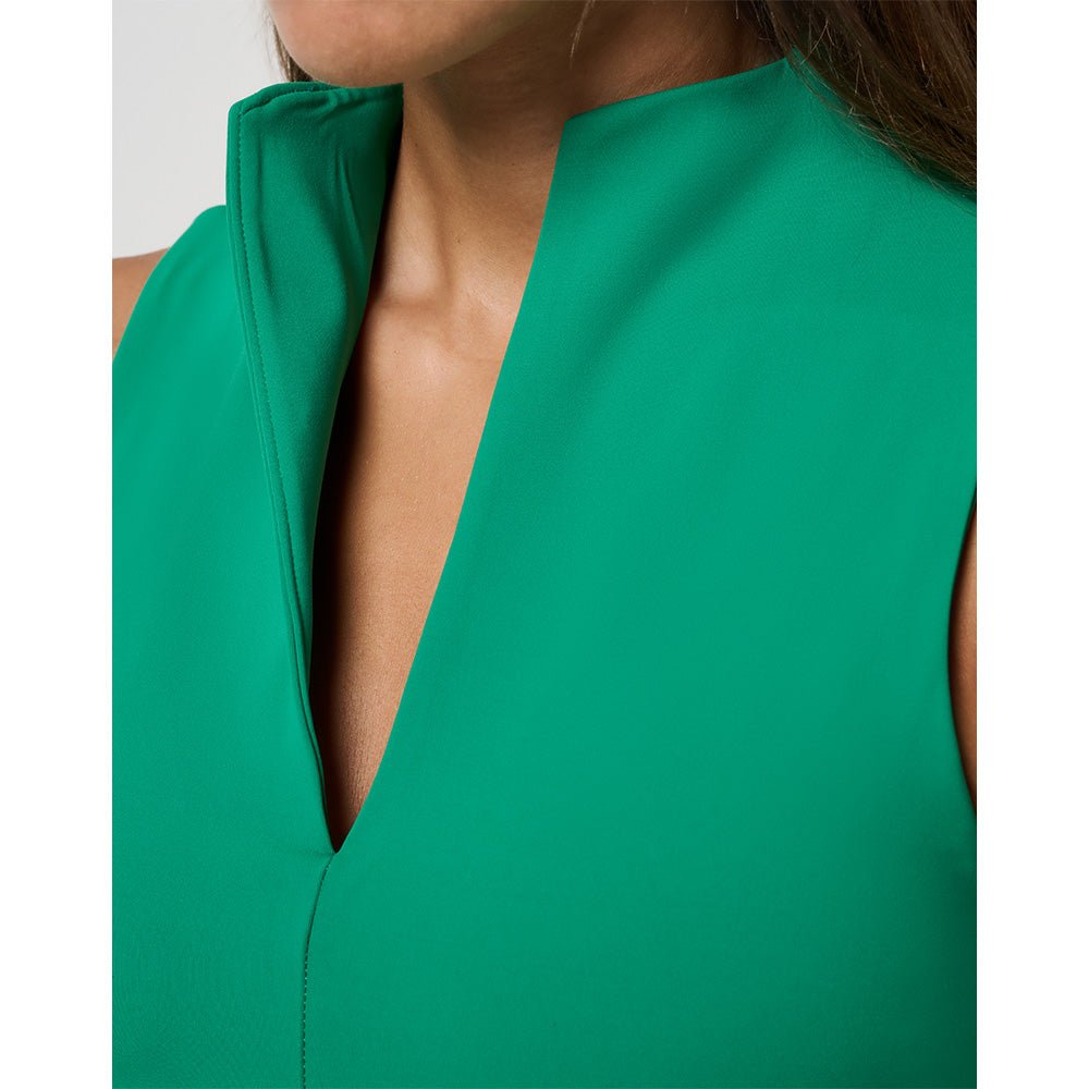 Women's MoveKnit Afterglow Sleeveless Mock Neck Cropped Polo