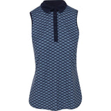 Women's CLOUDSPUN Scallop Sleeveless Polo - Fairway Styles