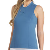 Women's Range Pique Sleeveless Blade Collar Polo - Fairway Styles
