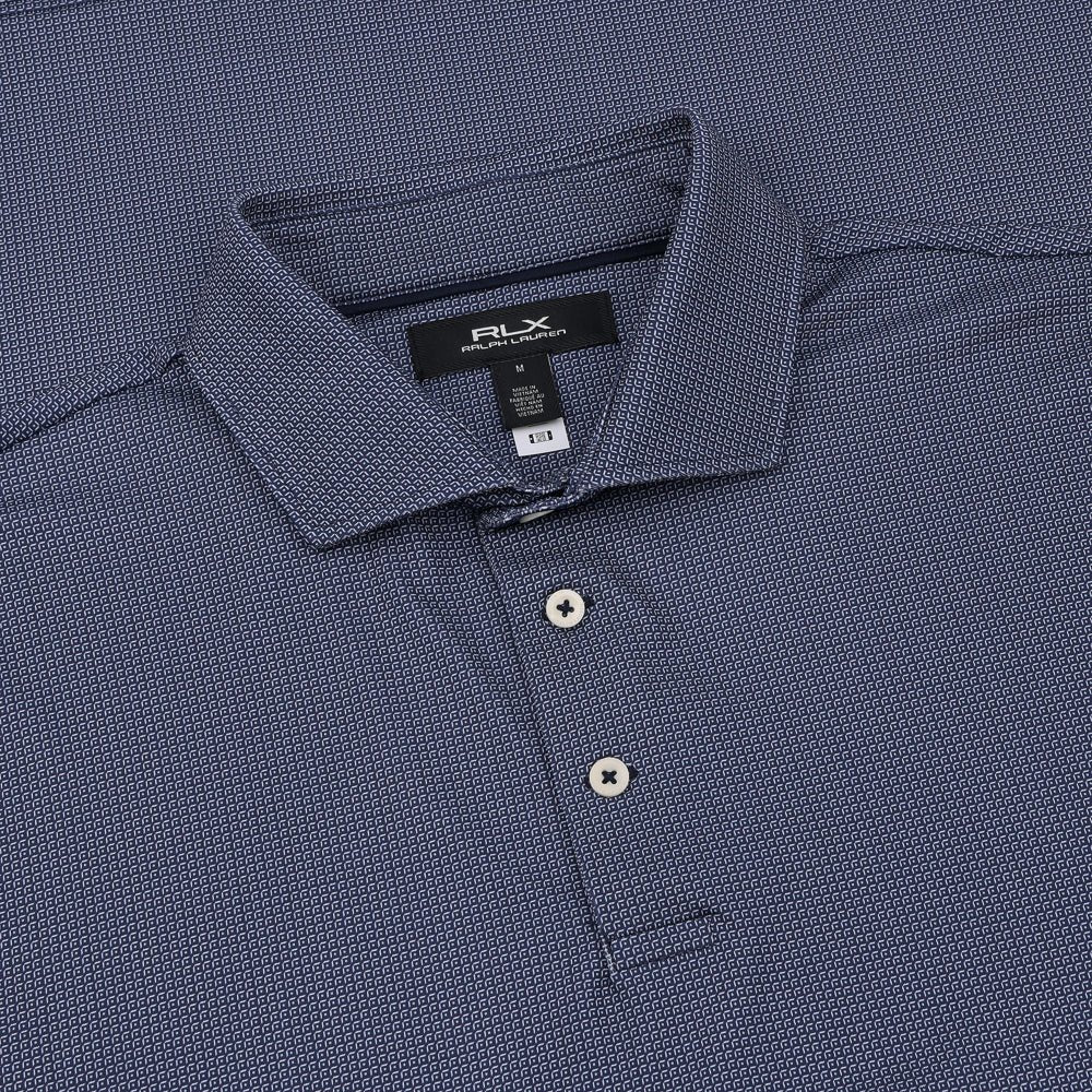 Lightweight Airflow Print Polo