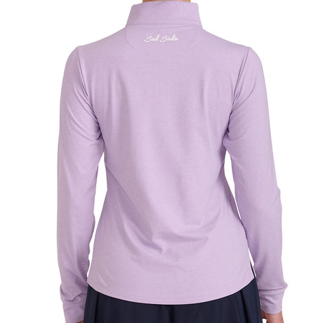 Women's Purple Rose 1/4 Zip Pullover - Fairway Styles