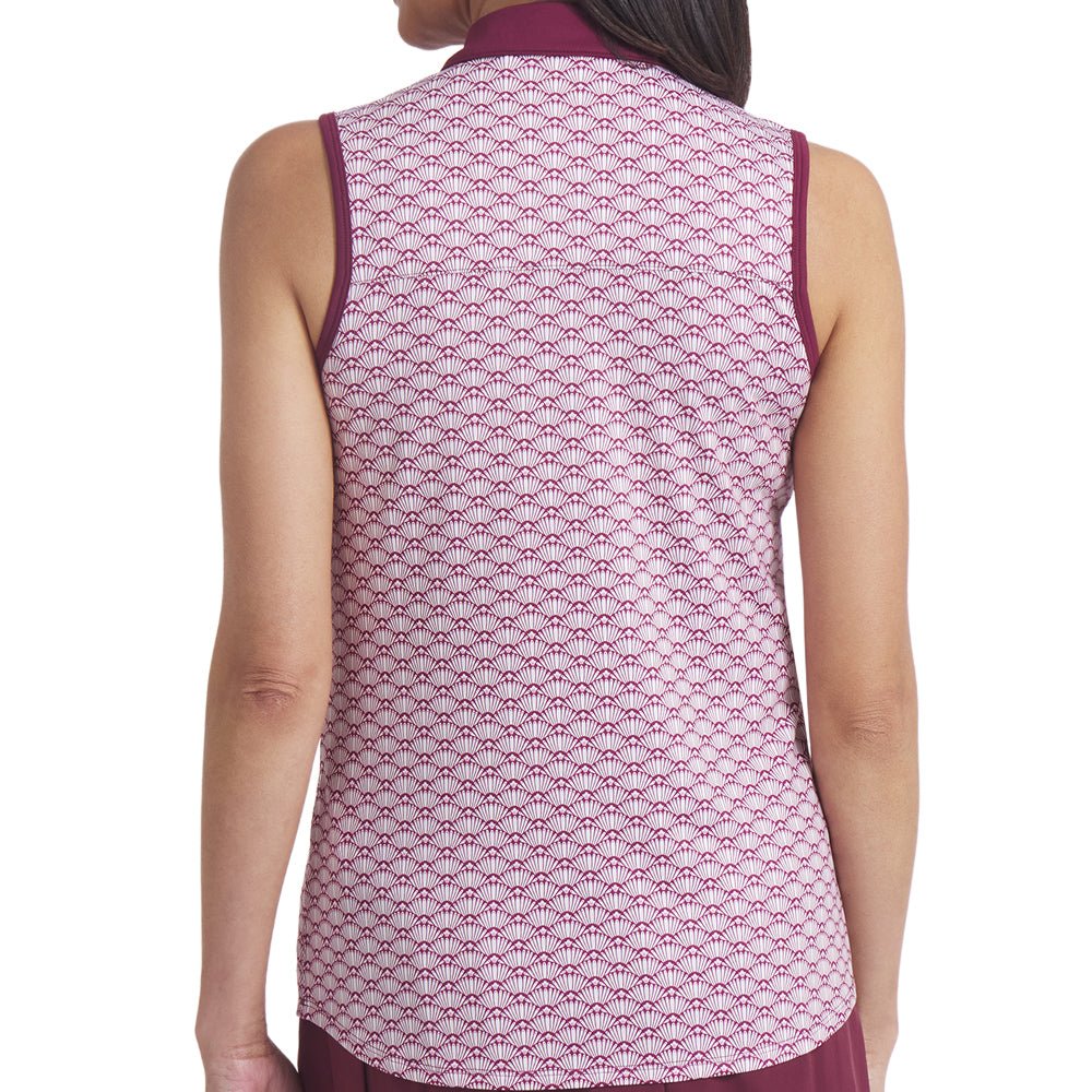 Women's CLOUDSPUN Scallop Sleeveless Polo - Fairway Styles